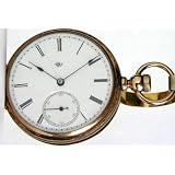 #AU10A Elgin Antique 14K Hunter Case Key Wind Pocket Watch 10 Size 7 Jewels Circa 1876 by Elgin