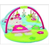 Fehn, colorful baby blanket  3-D Activity mouse 146752  integrated rattle and many things more