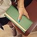 KLOUD City Green Synthetic Leather Stone Pattern Double Layer Women Wallet