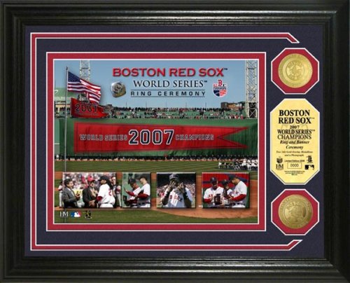 Red Sox 2008 Ring Ceremony 24KT Gold Coin Photo Mint