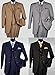 Milano Moda Fancy Stripe High Fashion Suit with Vest & Pants 5267