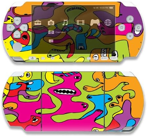 Sony PSP 1000 Decal Skin - Color Monsters