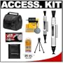 Pentax Optio Digital Cameras Accessory Kit with Camera Case & Full Cleaning Kit for E90, H90, I-10, RS1000, RS1500, RZ10, S1, X90, W90 & WG-1