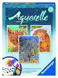 Ravensburger 29309 - Dschungeltiere - Aquarelle Midi, 18 x 24 cm