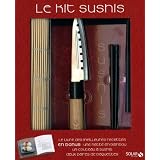 Le kit sushis : Livre de recettes + une natte en bambou, un couteau � sushis et deux paires de baguettespar Motoko Okuno