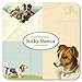 Cavallini 3-Pack Sticky Vintage Dogs Memo Pads