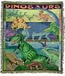 Dinosaurs Large Throw Blanket
