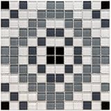 Ambit Medallion Monochrome 11 3/4 X 11 3/4 Inch Glass Mosaic Wall Tile (20 Pcs/19.2 Sq. Ft. Per Case, $1 Standard Shipping)