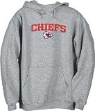 Kansas City Chiefs NFL Adult Grey Big Break Embroidered Hooded Sweatshirt By VF ImageWear