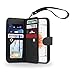 Gear Beast iPhone SE Wallet Case, Flip Cover Dual Folio Slim Protective PU Leather Case 7 Slot Card Holder Including ID Holder Plus Cash/Receipt Pockets for Men and Women