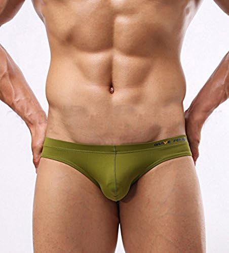 Green Men's Boys Swim Briefs Bikini Swimwear Swimsuit Beachwear Underwear Size S