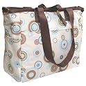 Bumkins Reversible Diaper Bag - Blue Circles