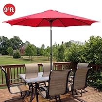 9ft Outdoor Steel Market Umbrella Patio Umbrella Best