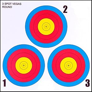 Amazon.com : 30-06 Outdoors 3 Spot Vegas Target (100-Pack) : Archery ...