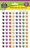 COLORFUL PAW PRINTS MINI STICKERS