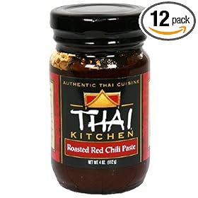 Thai Kitchen Chili Paste, Roasted Red, 4-Ounce Jars (Pack of 12)