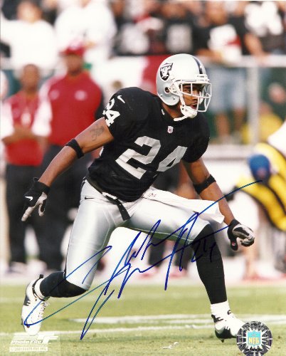CHARLES WOODSON,OAKLAND RAIDERS,MICHIGAN WOLVERINES,SIGNED,AUTOGRAPHED,8X10 PHOTO,COA, RARE HARD PHOTO TO FIND