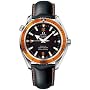 Omega Men's Seamaster Planet Ocean Automatic Chronometer Orange Bezel Watch #2909.50.82