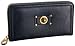 Marc by Marc Jacobs Totally Turnlock Zip-Around Wallet,Ink Blue,one size