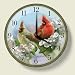 Songbird Song Bird Cardinal Kitchen Wall Clock Home Decor