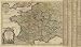 1712 Le Royaume de France LARGE FRENCH FRANCE WALL MAP