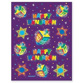 Hanukkah Spinning Dreidel Stickers