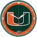 Miami Hurricanes NCAA Round Wall Clock by Wincraft