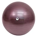 Natural Fitness Burst-Resistant Exercise Ball - Plum (55cm)