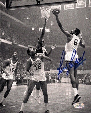 Autographed/Hand Signed Bill Russell 8x10 Photo - Boston Celtics