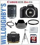 Canon EOS Rebel T2i 18 MP CMOS APS-C Digital SLR Camera with Canon EF-S 18-135mm f/3.5-5.6 IS Lens + Canon EW-73B Lens Hood + Canon LPE8 Spare Battery + 67mm Essential Pro DHD UV Filter + LEXSpeed 32GB SDHC Class 10 Memory Card + Sunpak 6600DX Digital Tripod + Canon Deluxe Gadget Bag & Much More! Willoughby's Est. 1898 Photographic Specialty Bundle