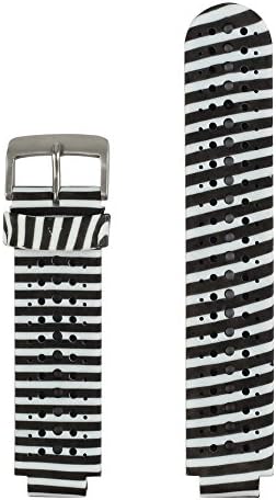 Replacement Smart Wrist Watch Accessory Band Strap for Garmin Forerunner 220/230/235/620/630, Printed with Zebra Stripes Design, One Size
