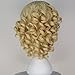 Miss U Hair Fairy Costume Wig for Women Short Curly Yellow Blonde Hair Anime Cosplay Halloween Wig
