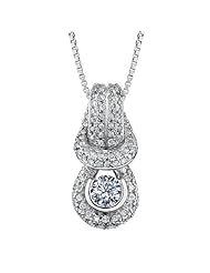 Everlon™ Diamond Knot Pendant 1/2ctw