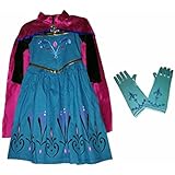 ELSA Coronation Dress + Cape + Gloves