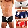 MENS NEW VARSITY FOOTBALL TRUNK BOXER SWIMSUIT BY GARY MAJDELL SPORT