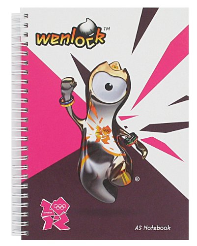 Olympic 2012 Wenlock A5 Notebook