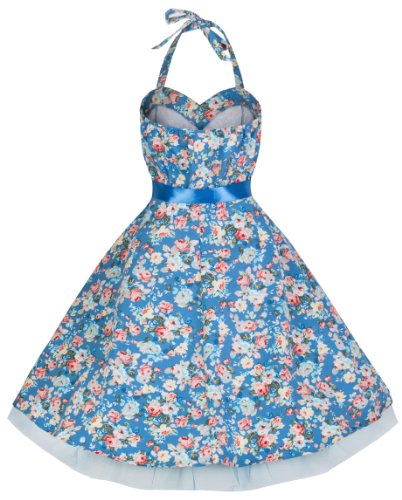 Lindy Bop Bonnie Vintage 1950s Halter Neck Floral Spring Garden |  Desertcart Brunei