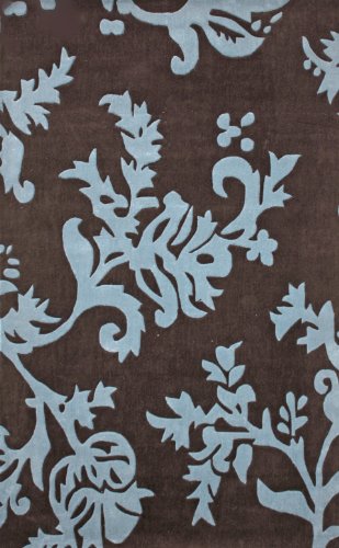 NuLoom Cine paisleys 2 Foot 6 Foot x 8 Foot Mod-Acrylic Area Rug, Brown
