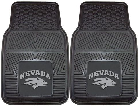 University of Nevada Heavy Duty 2-Piece Vinyl Car Mats 18x27