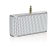 Macally Portable Stereo Speaker with Lithium Battery Silver TurboTune Macally Portable Stereo Speaker with Lithium Battery Silver TurboTune