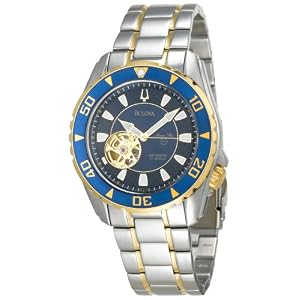 Bulova Mens 98A106 Marine Star Automatic Two-Tone Stainless Steel Watch
