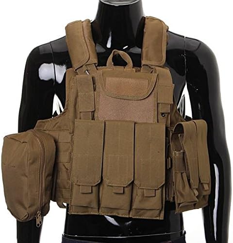 Tactical SWAT Camping Hunting Vest Chest Rig With Pouches