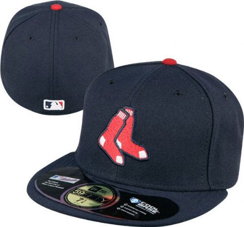Boston Red Sox New Era 5950 Fitted LEGS Baseball Cap Size 7 1/2