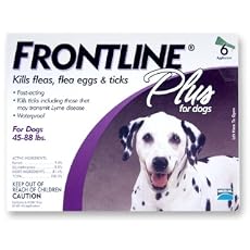 Merial Frontline Plus Flea and Tick Control for 45- to 88-Pound Dogs and Puppies, 6 Month