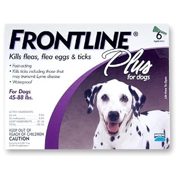 Set A Shopping Price Drop Alert For Merial Frontline Plus Flea and Tick Control for 45- to 88-Pound Dogs and Puppies, 6 Month
