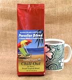 8 oz Whole Bean, USDA Certified Organic Paradise Blend - Chill Out, No Worry Decaf