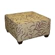 Willow Square Ottoman - Eggplant