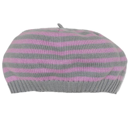 striped sweater beret