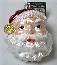 Jingle Bell Santa Ornament