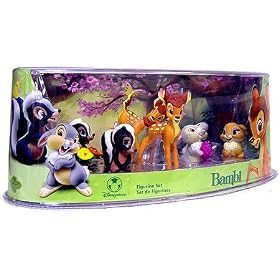 BAMBI FIGURINE PVC FIGURINE SET